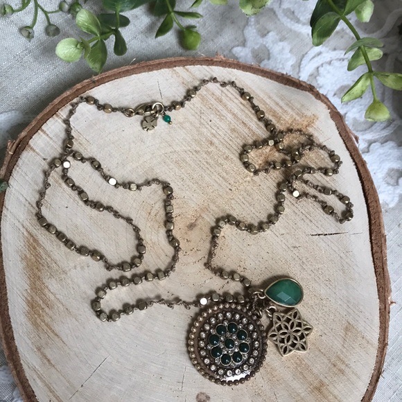 Lucky Brand Jewelry - Lucky Brand vintage vibe 16” medallion necklace